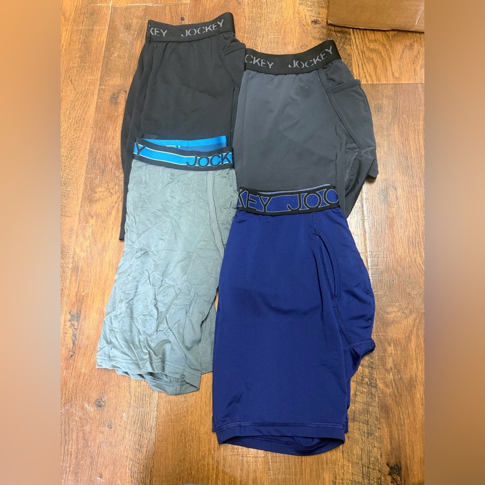 4 pair Jockey Boxerbriefs long leg